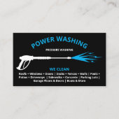 Beruflicher Druck Power waschen Visitenkarte (Vorderseite)