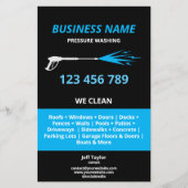 Beruflicher Druck Power waschen Waschmaschine Flyer (Vorne)