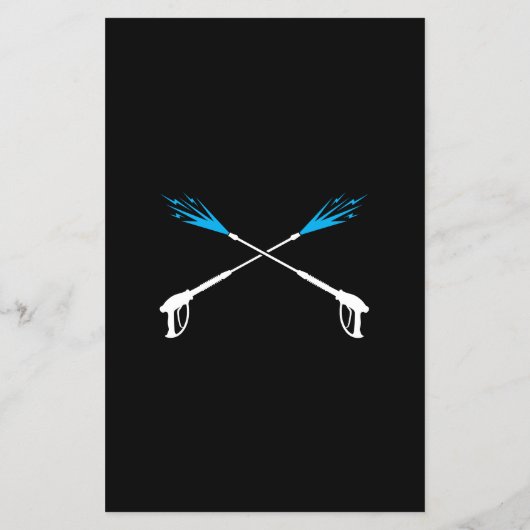 Beruflicher Druck Power waschen Waschmaschine Flyer (Hinten)