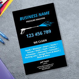 Beruflicher Druck Power waschen Waschmaschine Flyer