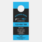 Beruflicher Druck Power waschen Waschmaschine Türanhänger (Vorderseite)