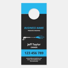 Beruflicher Druck Power waschen Waschmaschine Türanhänger