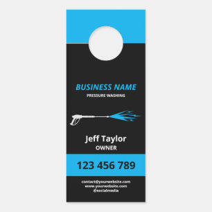 Beruflicher Druck Power waschen Waschmaschine Türanhänger