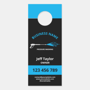 Beruflicher Druck Power waschen Waschmaschine Türanhänger