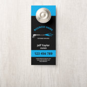 Beruflicher Druck Power waschen Waschmaschine Türanhänger (Auf Knauf)