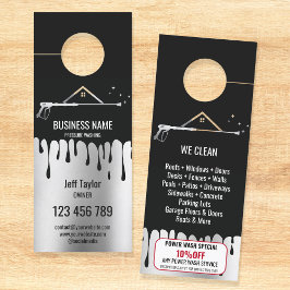 Beruflicher Druck Power waschen Waschmaschine Türanhänger