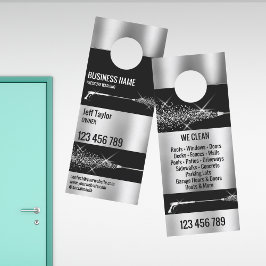 Beruflicher Druck Power waschen Waschmaschine Türanhänger