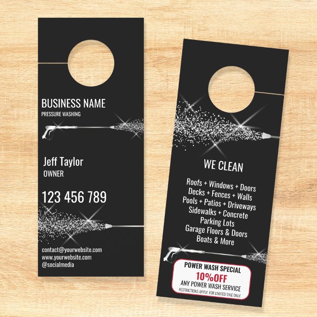 Beruflicher Druck Power waschen Waschmaschine Türanhänger (Von Creator hochgeladen)