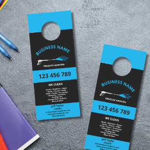 Beruflicher Druck Power waschen Waschmaschine Türanhänger