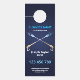 Beruflicher Druck Power waschen Waschmaschine Türanhänger