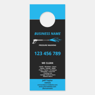 Beruflicher Druck Power waschen Waschmaschine Türanhänger