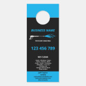 Beruflicher Druck Power waschen Waschmaschine Türanhänger (Rückseite)