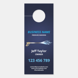 Beruflicher Druck Power waschen Waschmaschine Türanhänger