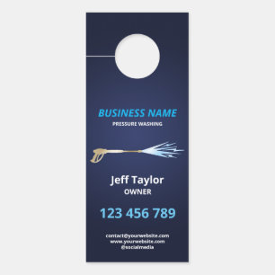 Beruflicher Druck Power waschen Waschmaschine Türanhänger