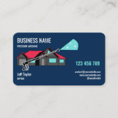 Beruflicher Druck Power waschen Waschmaschine Visitenkarte (Vorderseite)