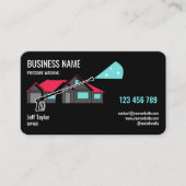 Beruflicher Druck Power waschen Waschmaschine Visitenkarte (Vorderseite)