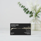 Beruflicher Druck Power waschen Waschmaschine Visitenkarte (Stehend Vorderseite)