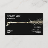 Beruflicher Druck Power waschen Waschmaschine Visitenkarte (Vorderseite)