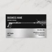 Beruflicher Druck Power waschen Waschmaschine Visitenkarte (Vorderseite)