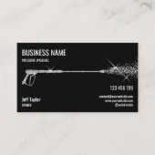 Beruflicher Druck Power waschen Waschmaschine Visitenkarte (Vorderseite)