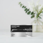 Beruflicher Druck Power waschen Waschmaschine Visitenkarte (Stehend Vorderseite)