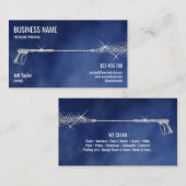 Beruflicher Druck Power waschen Waschmaschine Visitenkarte (Vorne/Hinten)