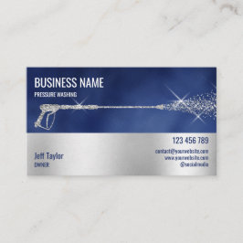 Beruflicher Druck Power waschen Waschmaschine Visitenkarte
