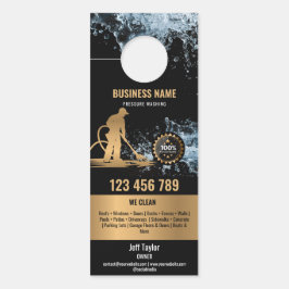 Beruflicher Druck Power waschen Waschtisch Dach Türanhänger