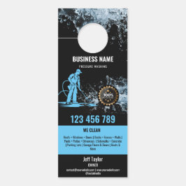 Beruflicher Druck Power waschen Waschtisch Dach Türanhänger