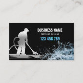 Beruflicher Druck Power waschen Waschtisch Dach Visitenkarte (Vorderseite)