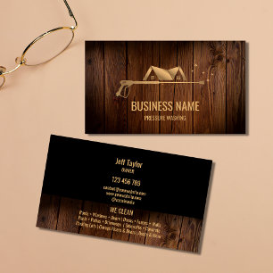 Beruflicher Druck Power waschen Waschtisch Dach Visitenkarte