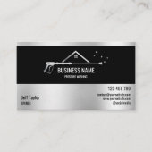 Beruflicher Druck Power waschen Waschtisch Dach Visitenkarte (Vorderseite)