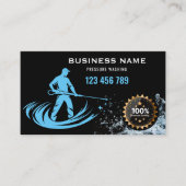 Beruflicher Druck Power waschen Waschtisch Dach Visitenkarte (Vorderseite)