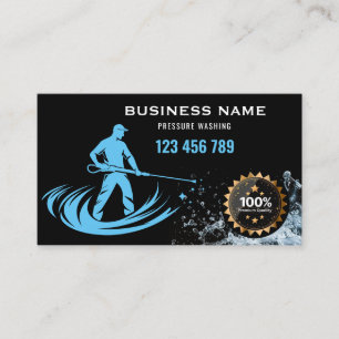 Beruflicher Druck Power waschen Waschtisch Dach Visitenkarte