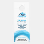 Beruflicher Druck Reinigung des Powers Türanhänger (Vorderseite)