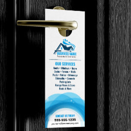 Beruflicher Druck Reinigung des Powers Türanhänger