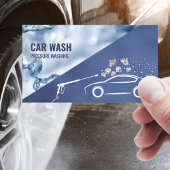 Beruflicher Druck Waschen des Autos Visitenkarte