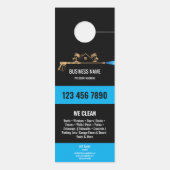 Beruflicher Druck Waschen Power Gutter Wash Türanhänger (Rückseite)