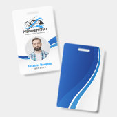 Beruflicher Druck Waschen und Reinigung von Powern Ausweis (Front & Back)