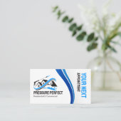 Beruflicher Druck Waschen und Reinigung von Powern Terminkarte (Stehend Vorderseite)