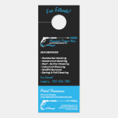 Beruflicher Druck Waschen und Reinigung von Powern Türanhänger (Vorderseite)