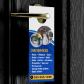 Beruflicher Druck Waschen und Reinigung von Powern Türanhänger