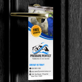 Beruflicher Druck Waschen und Reinigung von Powern Türanhänger