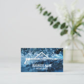 Beruflicher Druck Waschmaschine Power Masculine Bu Visitenkarte (Stehend Vorderseite)