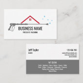 Beruflicher Druck Waschmaschine Power Masculine Bu Visitenkarte (Vorne/Hinten)