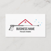 Beruflicher Druck Waschmaschine Power Masculine Bu Visitenkarte (Vorderseite)