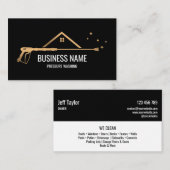 Beruflicher Druck Waschmaschine Power Masculine Bu Visitenkarte (Vorne/Hinten)