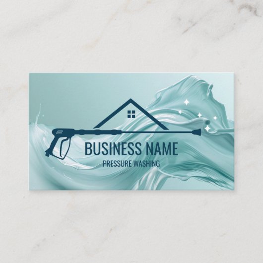 Beruflicher Druck Waschmaschine Power Masculine Bu Visitenkarte (Vorderseite)