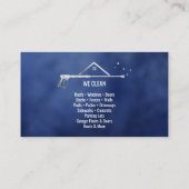 Beruflicher Druck Waschmaskuline Power Visitenkarte (Rückseite)