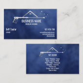 Beruflicher Druck Waschmaskuline Power Visitenkarte (Vorne/Hinten)